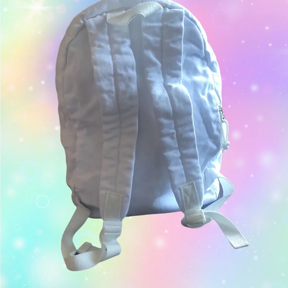 Stylish White Women's Backpack